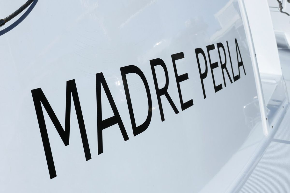 Madre Perla, a Lagoon 42 catamaran at Općina Sukošan, Croatia