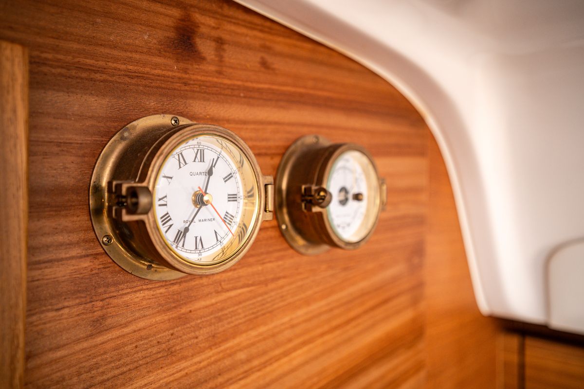 Galley of Kristi, a Elan Impression 45.1 sailboat at Pirovac, Croatia