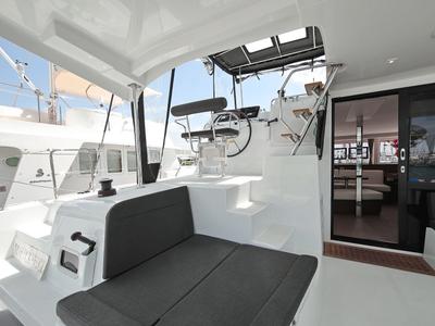 Deck of MASTERPIECE, a Lagoon 42 catamaran at Općina Sukošan, Croatia