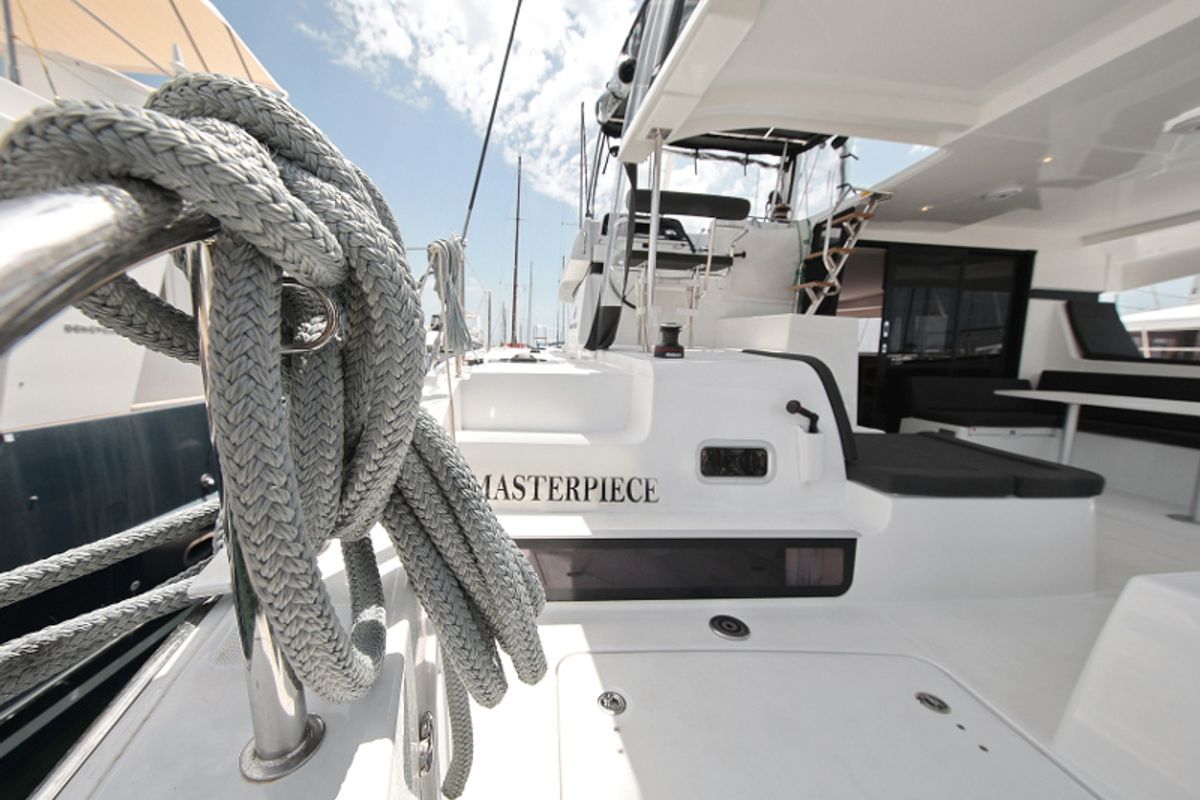 MASTERPIECE, a Lagoon 42 catamaran at Općina Sukošan, Croatia