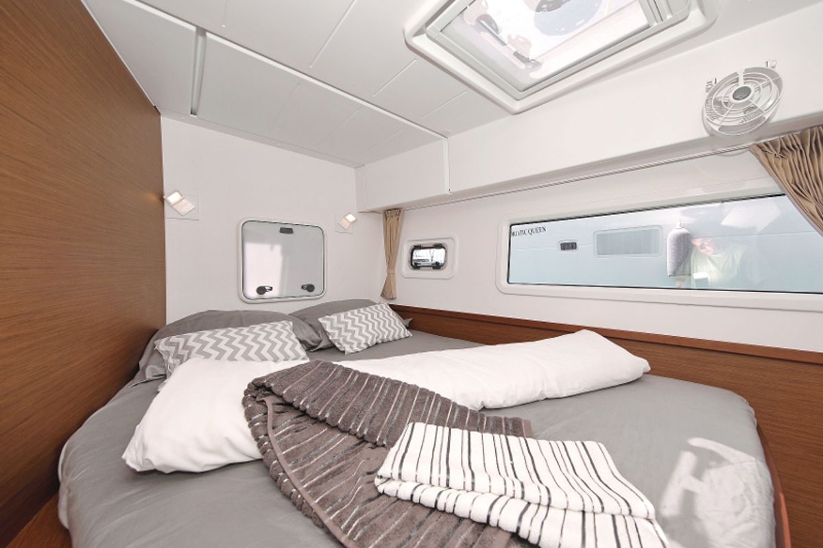 Cabin on MASTERPIECE, a Lagoon 42 catamaran at Općina Sukošan, Croatia
