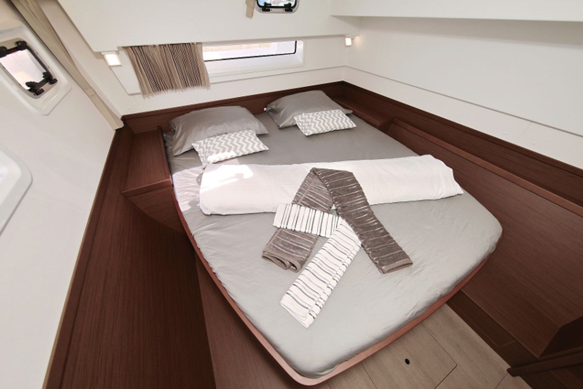 Cabin on MASTERPIECE, a Lagoon 42 catamaran at Općina Sukošan, Croatia