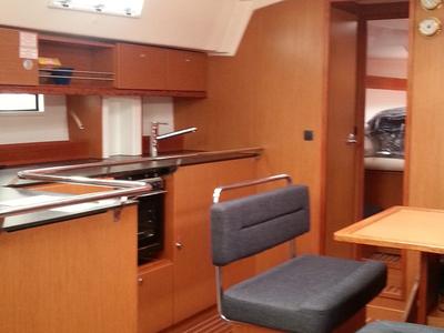 Galley of Meli, a Bavaria Cruiser 45 sailboat at Općina Sukošan, Croatia