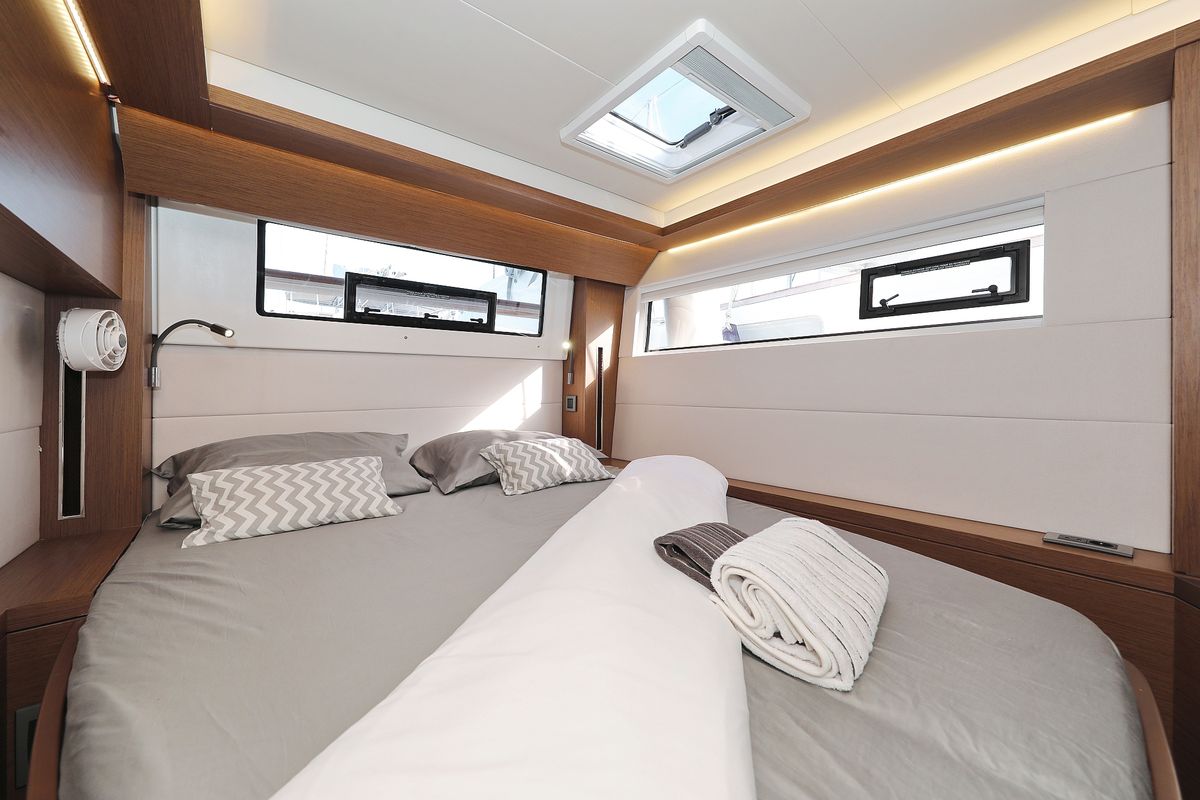 Cabin on UGLY DUCK, a Lagoon 50 catamaran at Općina Sukošan, Croatia