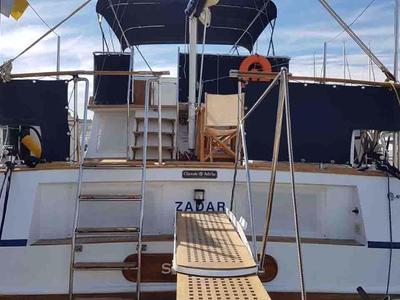 Deck of Sea Lion, a Custom Made Trawler HAMPTON 42 yacht at Zadar, Croatia