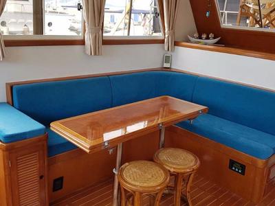 Salon of Sea Lion, a Custom Made Trawler HAMPTON 42 yacht at Zadar, Croatia