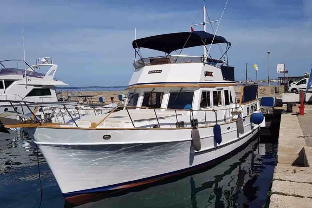 Exterior view of Sea Lion, a Custom Made Trawler HAMPTON 42 yacht at Zadar, Croatia