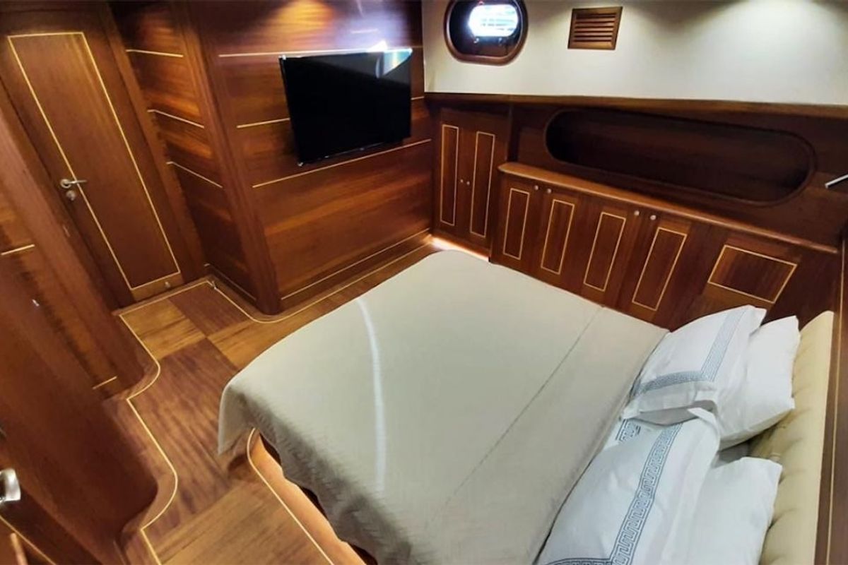 Cabin on CARPEDIEM CORAL, a Gulet Custom built 183 yacht at Bodrum, Turkey