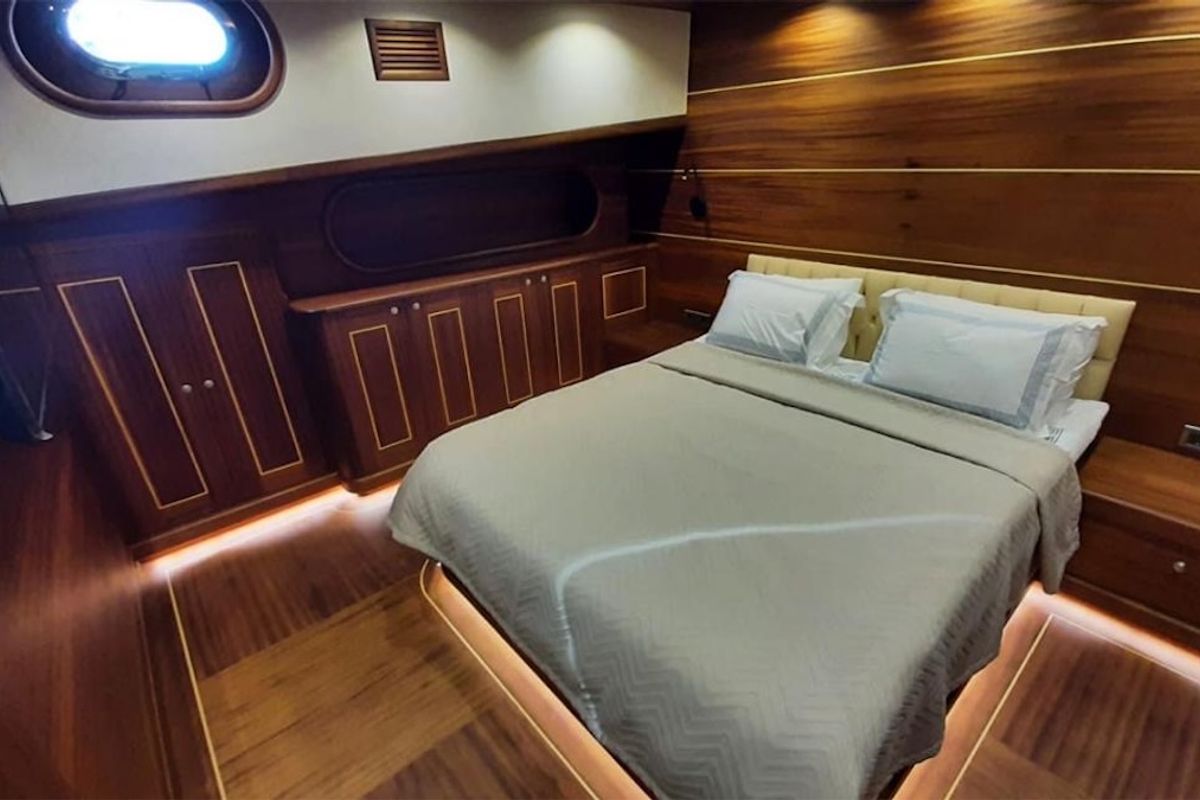Cabin on CARPEDIEM CORAL, a Gulet Custom built 183 yacht at Bodrum, Turkey