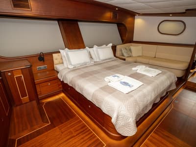 Cabin on CARPEDIEM CORAL, a Gulet Custom built 183 yacht at Bodrum, Turkey