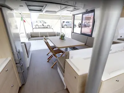 Sigà Sigà, a Bali Bali 4.1 catamaran at Agropoli, Italy