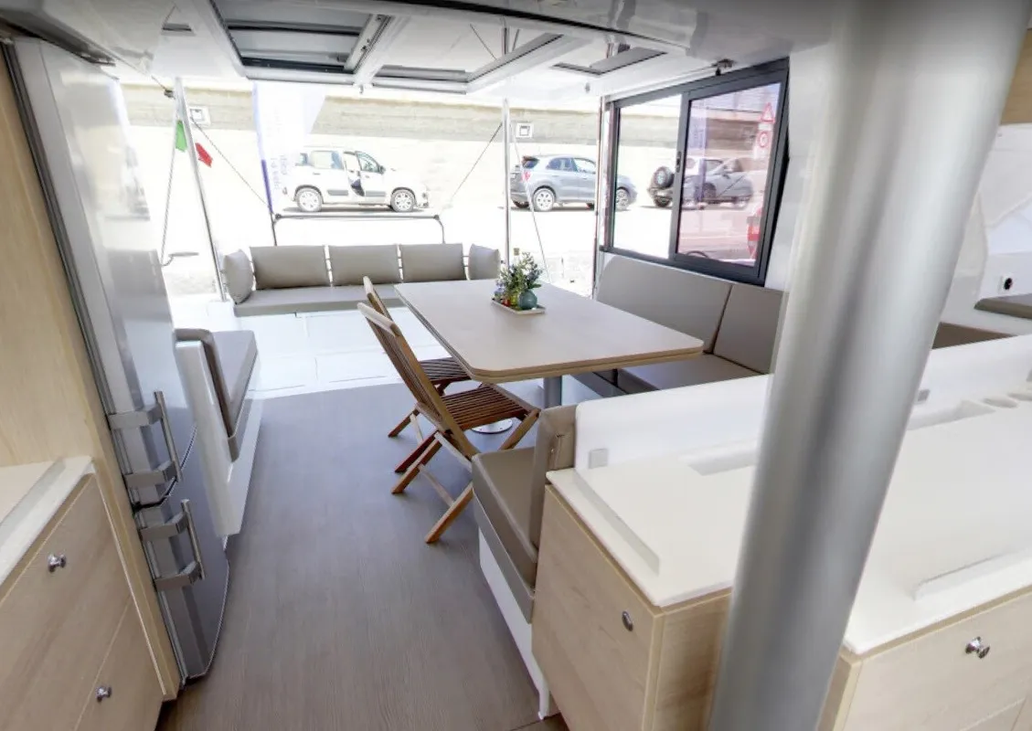 Sigà Sigà, a Bali Bali 4.1 catamaran at Agropoli, Italy
