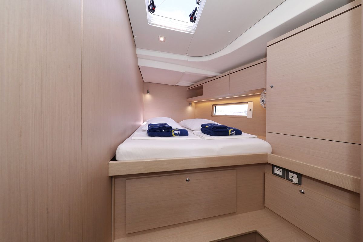 Cabin on Air 1, a Beneteau Oceanis 51.1 sailboat at Grad Trogir, Croatia