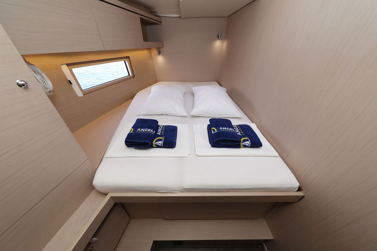 Cabin on Air 1, a Beneteau Oceanis 51.1 sailboat at Grad Trogir, Croatia