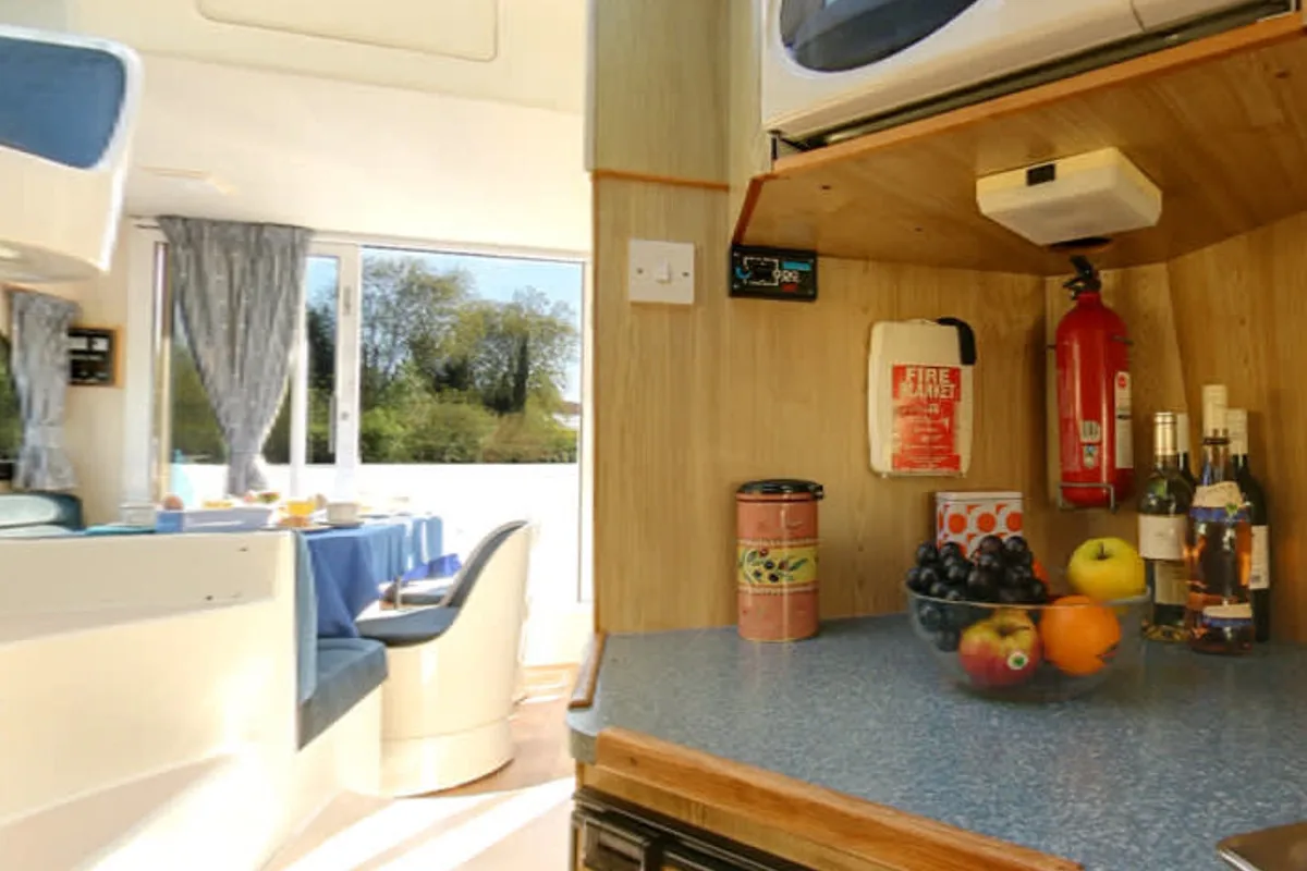 Galley of Caprice - Comfort 40, a Cygnet Caprice motorboat at Hindeloopen, Netherlands
