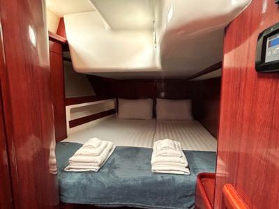Cabin on Alexandria, a Ocean Star 58.4 sailboat at Athens, Greece
