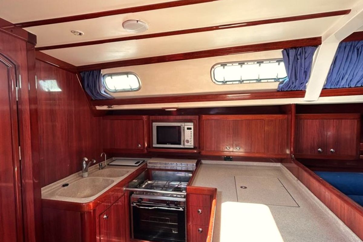 Galley of Alexandria, a Ocean Star 58.4 sailboat at Athens, Greece