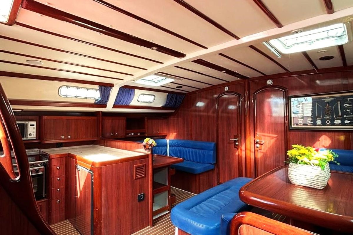 Salon of Alexandria, a Ocean Star 58.4 sailboat at Athens, Greece