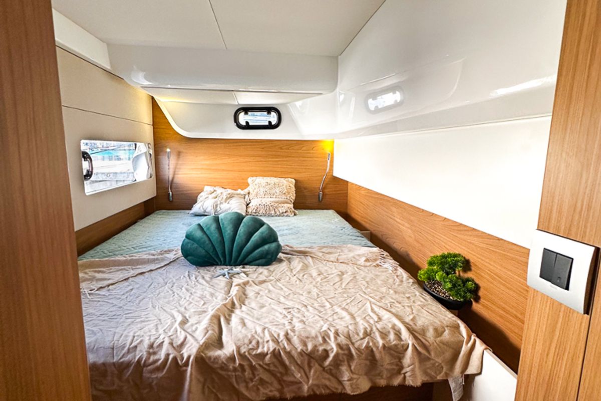 Cabin on Aussie, a Bali Catsmart catamaran at Pirovac, Croatia