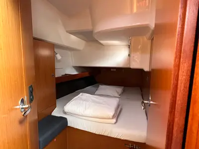 Cabin on Metis, a Bavaria Cruiser 46 sailboat at Općina Pakoštane, Croatia