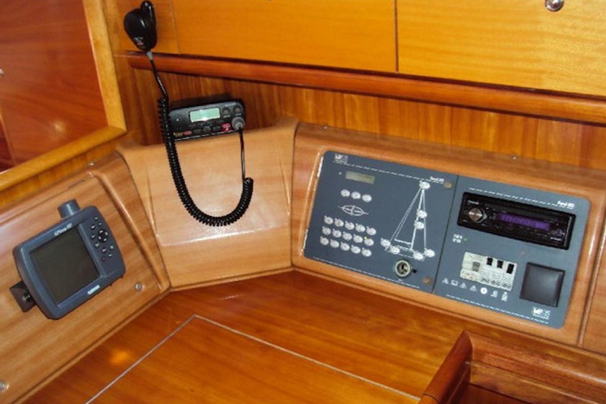 Marja, a Bavaria 39 Cruiser sailboat at Trget, Croatia