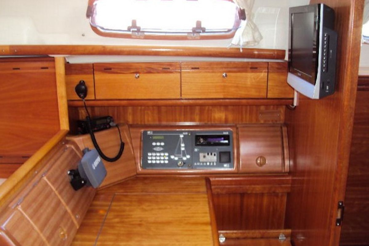 Marja, a Bavaria 39 Cruiser sailboat at Trget, Croatia