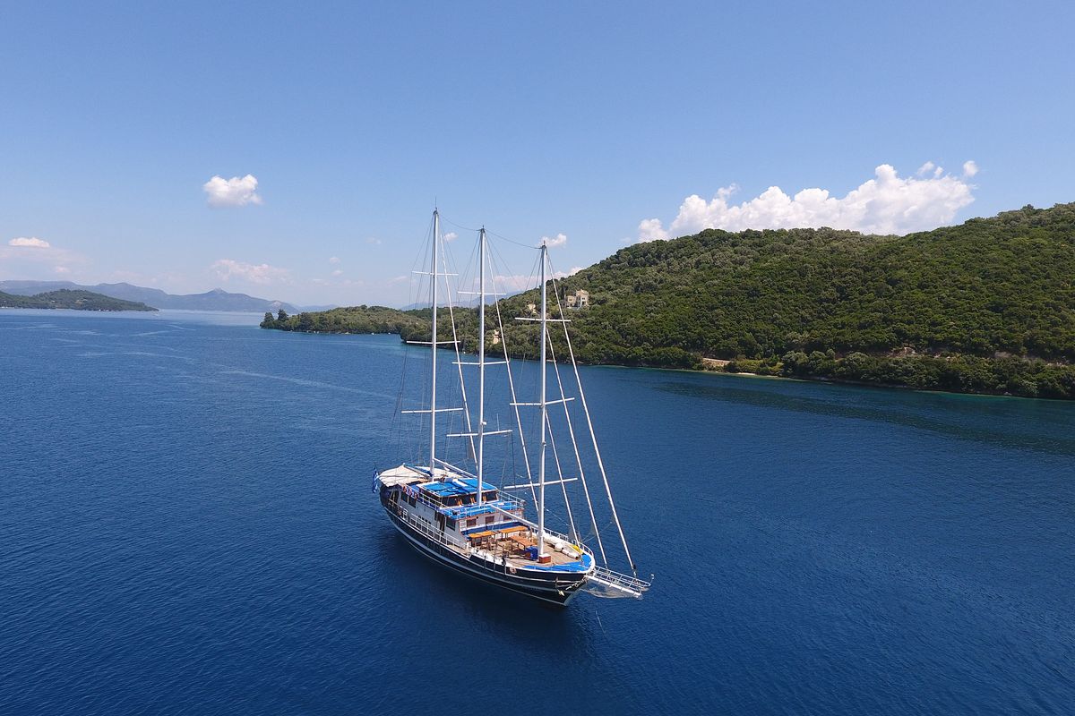 Exterior view of Artemis, a Gulet Gulet gulet at Salamina Municipal Unit, Greece