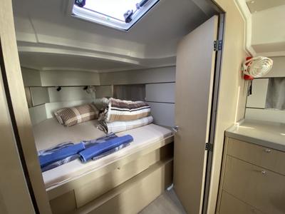 Cabin on Helena, a Beneteau Oceanis 38.1 sailboat at Fethiye, Turkey