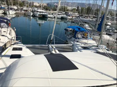 AF-LAG50, a Lagoon Lagoon 50 catamaran at Athens, Greece