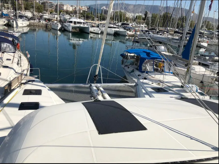 AF-LAG50, a Lagoon Lagoon 50 catamaran at Athens, Greece