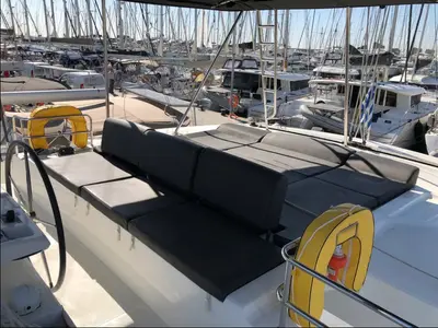 AF-LAG50, a Lagoon Lagoon 50 catamaran at Athens, Greece