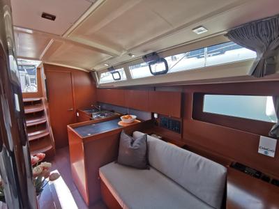 Salon of Office 2, a Beneteau Oceanis 41.1 sailboat at Split, Croatia