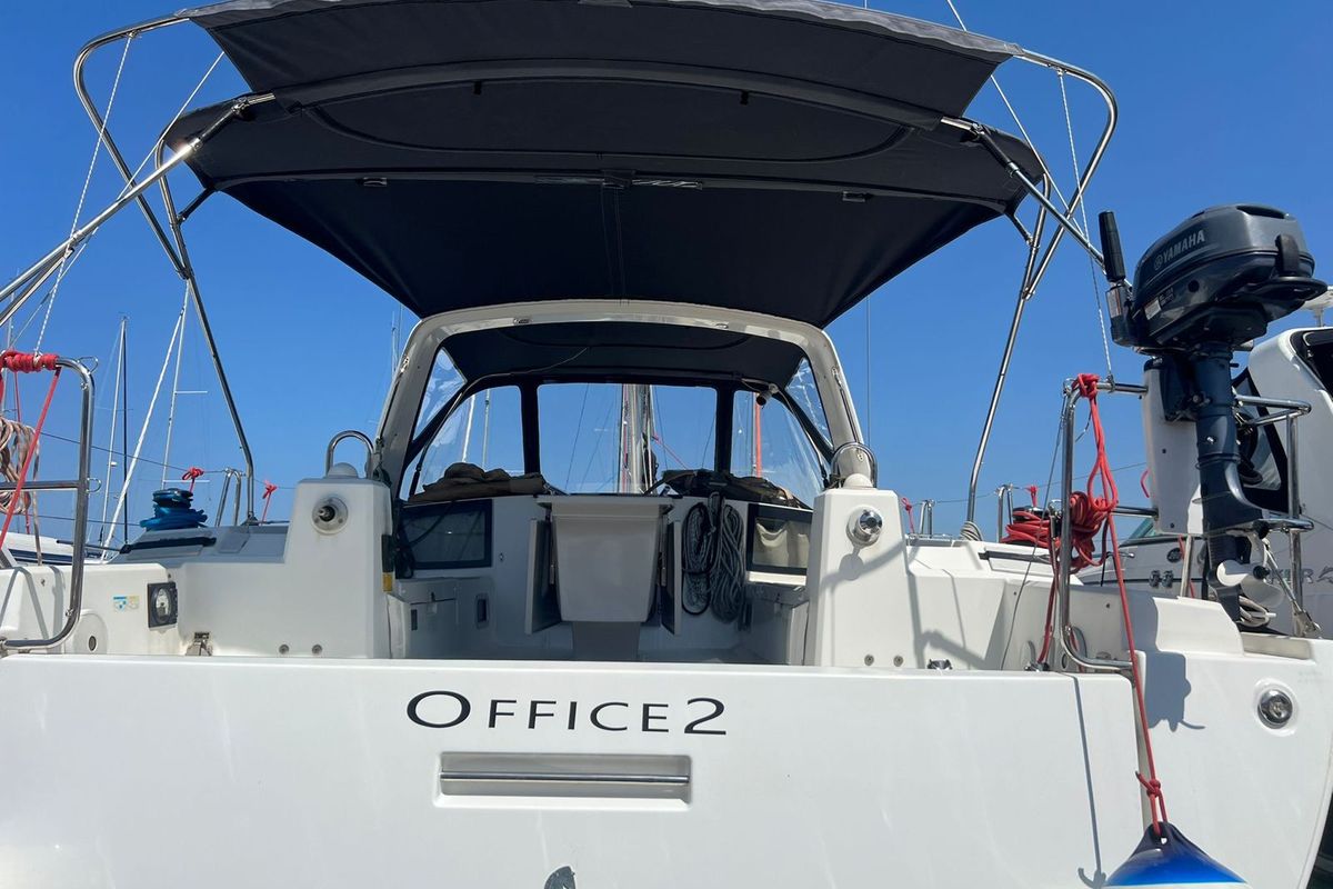 Exterior view of Office 2, a Beneteau Oceanis 41.1 sailboat at Split, Croatia