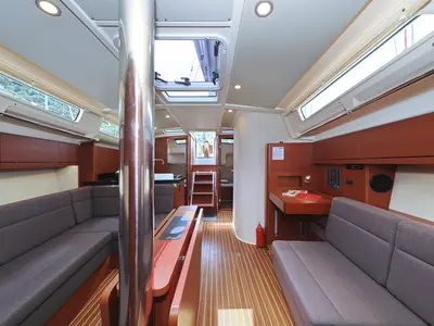 Salon of Vivien, a Hanse Yachts Hanse 418 sailboat at Dubrovnik, Croatia