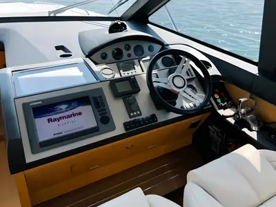 Solorada, a Princess Yachts Princess 52 Fly yacht at Castellammare di Stabia, Italy
