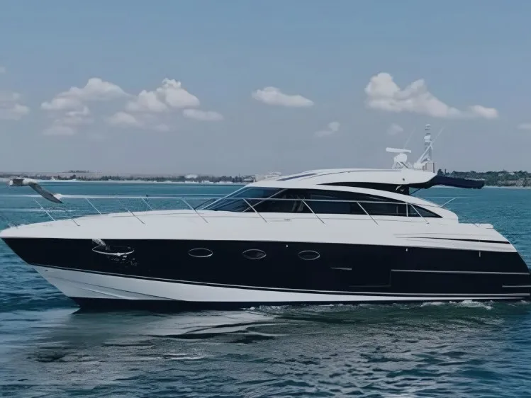 Solorada, a Princess Yachts Princess 52 Fly yacht at Castellammare di Stabia, Italy
