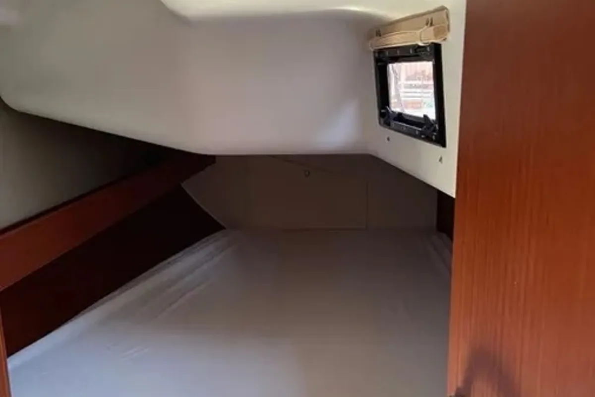 Cabin on Polaris, a Dehler 38 SQ sailboat at Lavreotiki Municipal Unit, Greece