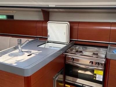Galley of Polaris, a Dehler 38 SQ sailboat at Lavreotiki Municipal Unit, Greece