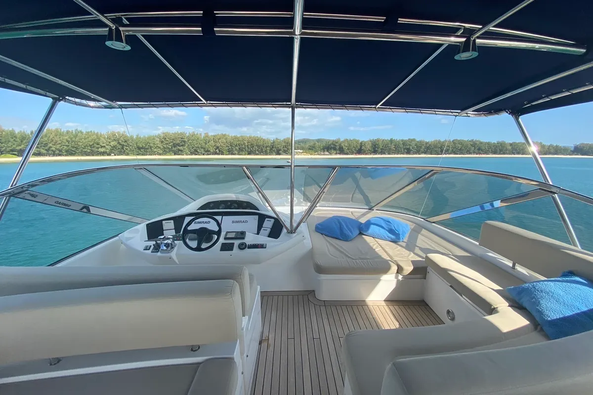 Major Affair, a Sunseeker Sunseeker 90 yacht at Pa Khlok, Thailand