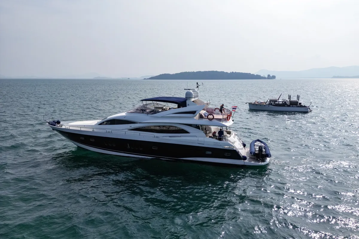 Major Affair, a Sunseeker Sunseeker 90 yacht at Pa Khlok, Thailand
