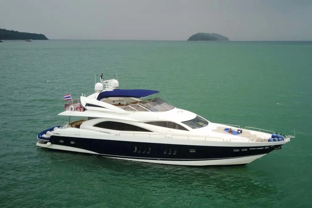 Major Affair, a Sunseeker Sunseeker 90 yacht at Pa Khlok, Thailand