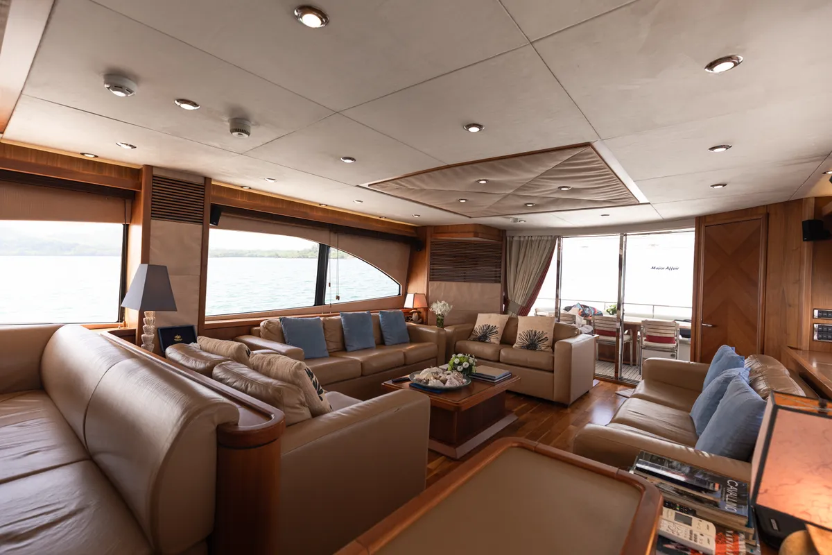 Major Affair, a Sunseeker Sunseeker 90 yacht at Pa Khlok, Thailand