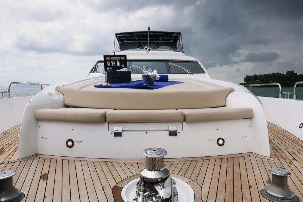 Major Affair, a Sunseeker Sunseeker 90 yacht at Pa Khlok, Thailand