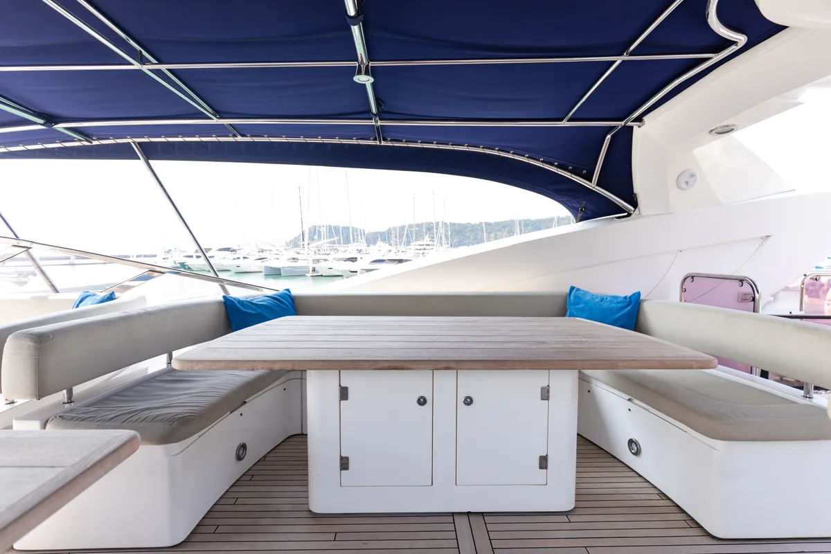 Major Affair, a Sunseeker Sunseeker 90 yacht at Pa Khlok, Thailand