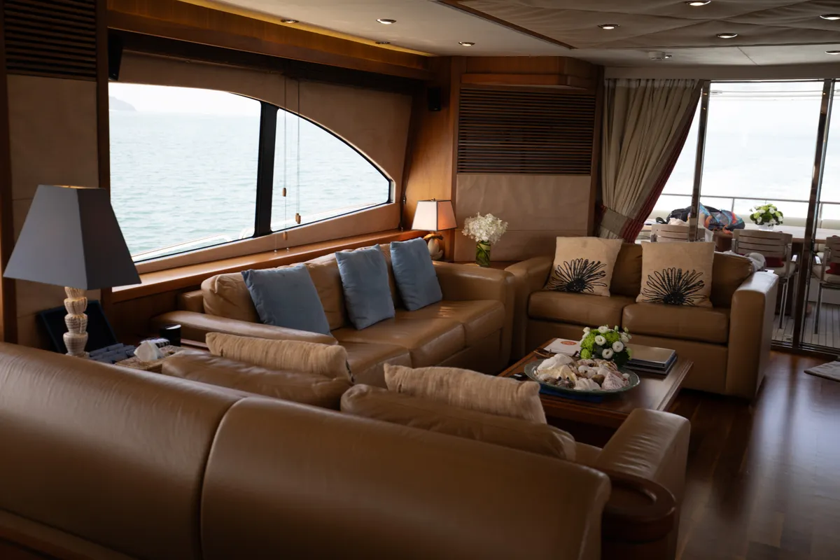 Major Affair, a Sunseeker Sunseeker 90 yacht at Pa Khlok, Thailand