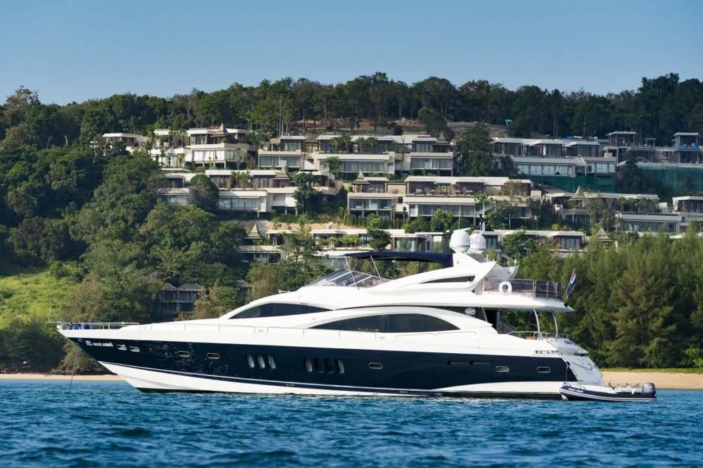 Major Affair, a Sunseeker Sunseeker 90 yacht at Pa Khlok, Thailand