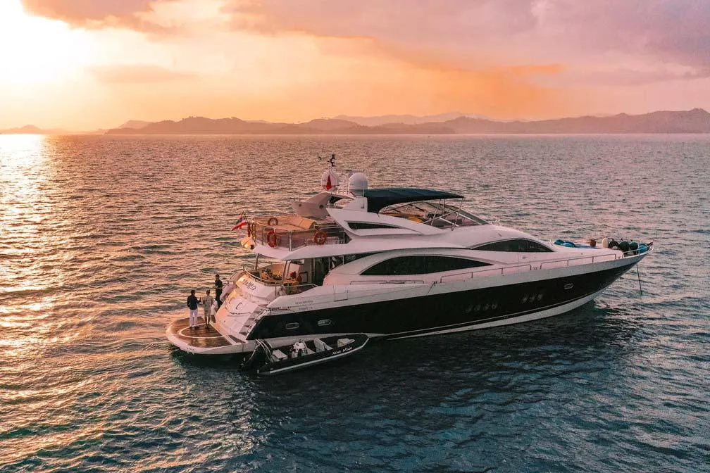 Major Affair, a Sunseeker Sunseeker 90 yacht at Pa Khlok, Thailand