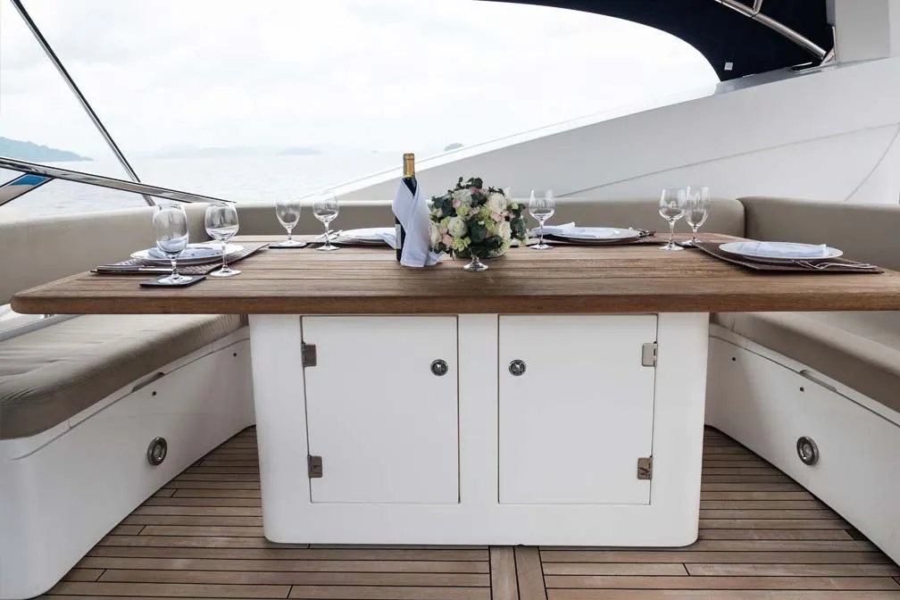Major Affair, a Sunseeker Sunseeker 90 yacht at Pa Khlok, Thailand
