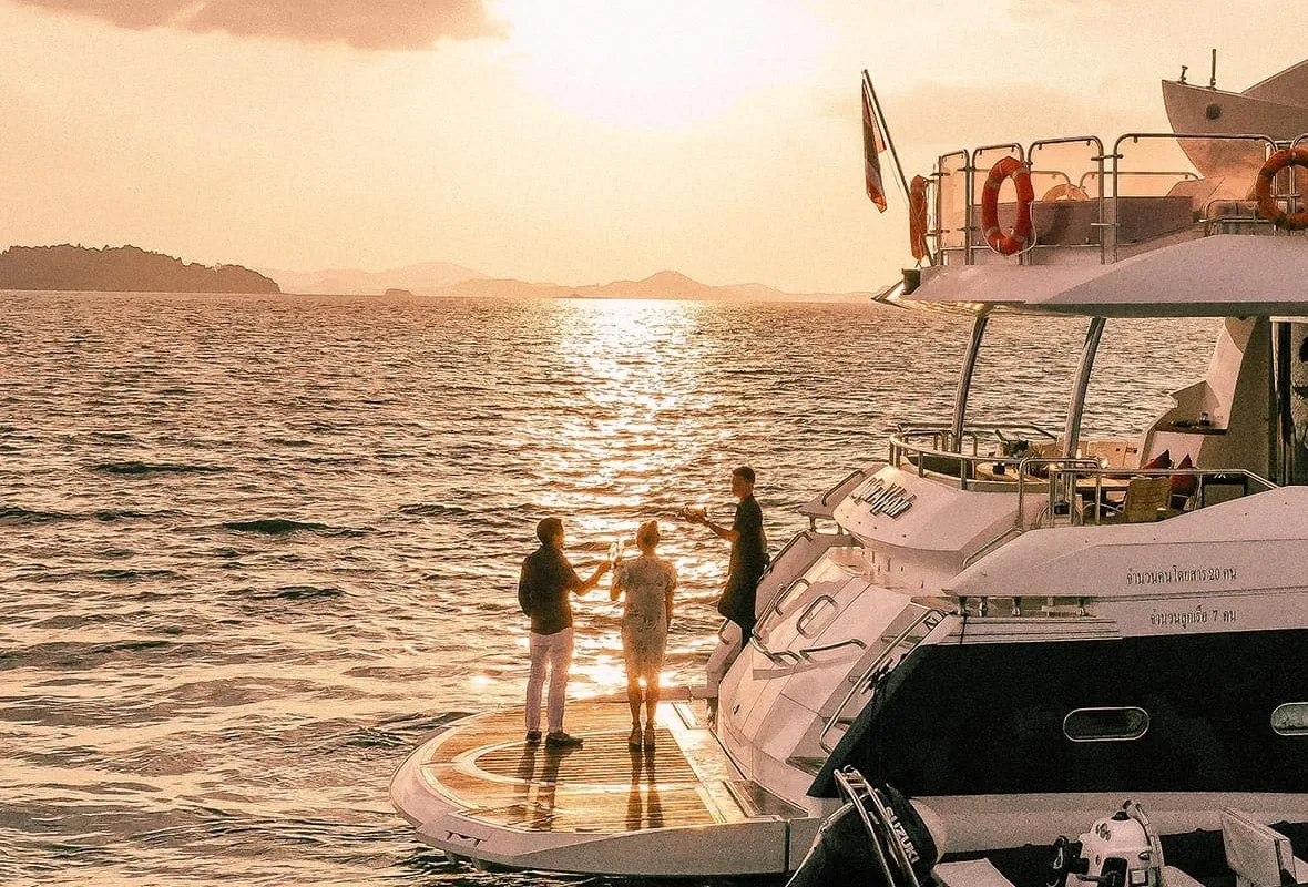Major Affair, a Sunseeker Sunseeker 90 yacht at Pa Khlok, Thailand