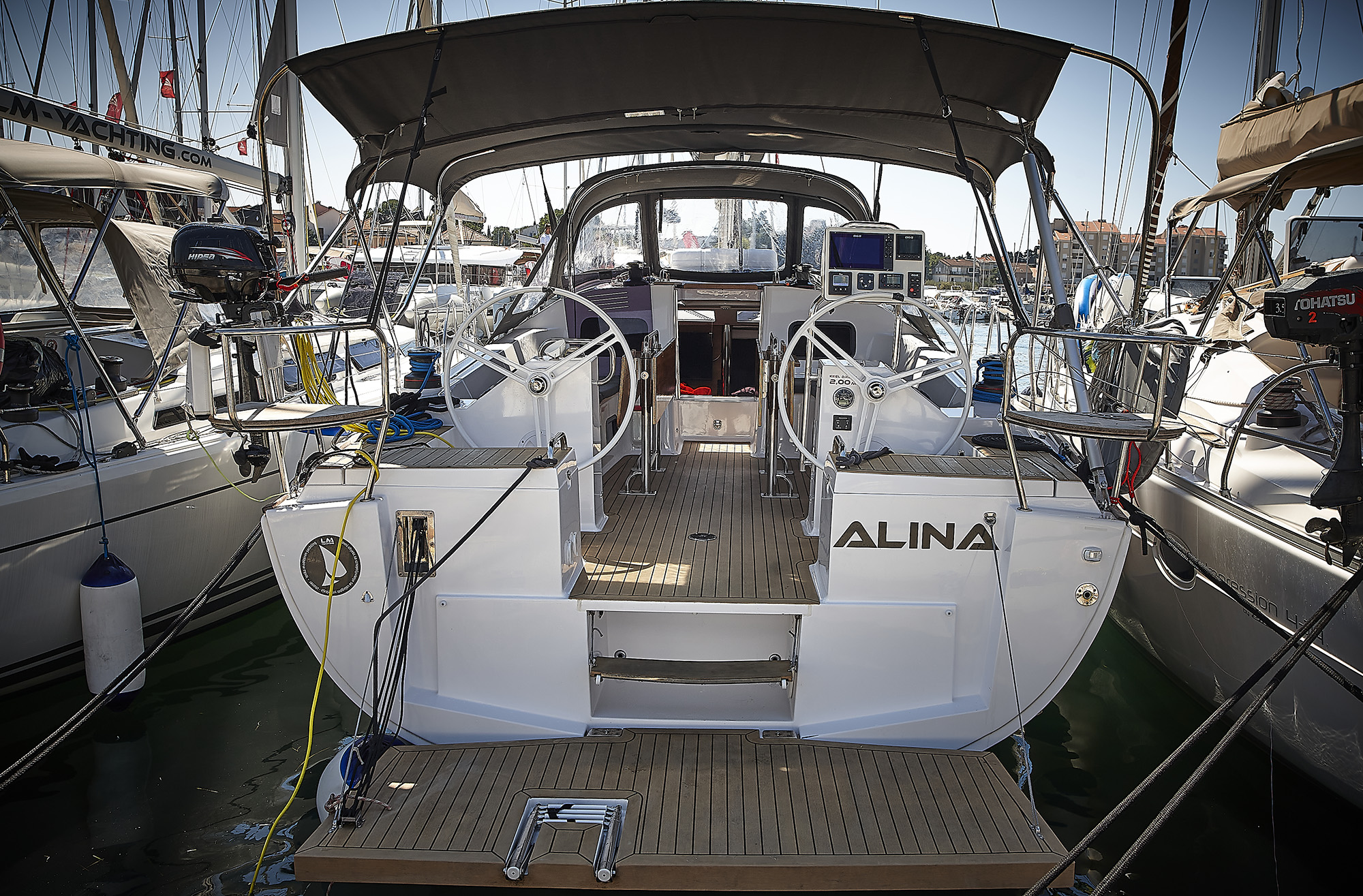 Alina, a Elan Impression 45.1 sailboat at Grad Biograd na Moru, Croatia
